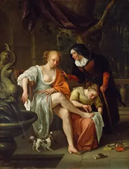 Jan Steen Paintings Impressions: Bathsheba After the Bath