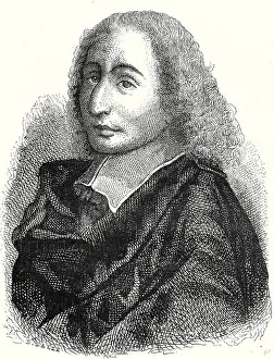 Victorian Era Engravings Impressions: Blaise Pascal