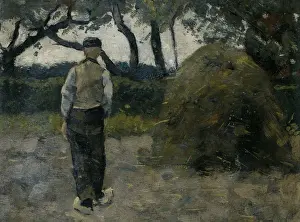 Dutch Masters Collection Impressions: A Farmer standing Hay-Stack farmer standing haystack