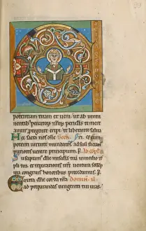 Gold Leaf Illumination Impressions: Initial E: An Archbishop