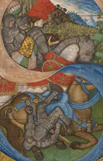 Pisanello Artwork Impressions: Initial S: The Conversion of Saint Paul
