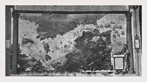 Antique Navigation Tools Impressions: Map