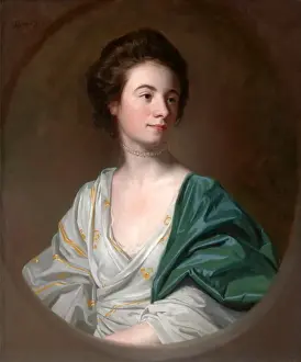 John Singleton Copley Portrait Impressions: Mrs. Robert Hyde Signed and dated, upper left: J. S. Copley Pinx | 1778