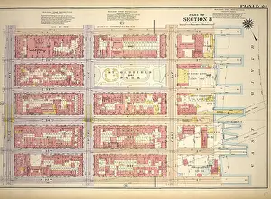 Old City Maps USA Impressions: Plate 23, Part of Section 3: Bounded by E. 37th Street, First Avenue, E. 32nd Street