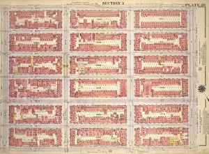 Old American Geography Maps Impressions: Plate 28, Part of Section 5: Bounded by E. 83rd Street, Avenue A, E. 77th Street