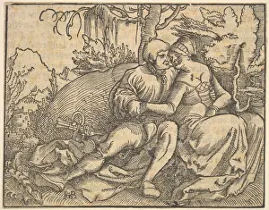 Sixteenth Century Prints Impressions: Sixth Commandment Ten Commandments Woodcut Sheet