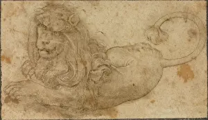 Lucas Cranach Elder Artist Impressions: Study of a Lion