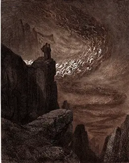 Divine Comedy Illustrations Impressions: The Tempest of Hell, by Gustave Dore