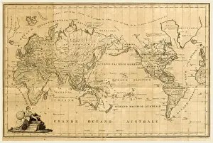 Old World Geography Impressions: World map