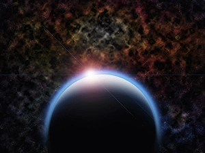 Planète Noire et Éclipse de Soleil.