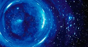 Space Exploration Photography Impressions: Computer Space Image