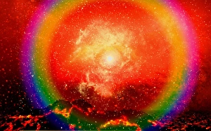 Supernova Explosion Impressions: An exploding supernova, death of a star