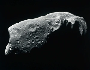 Black And White Space Photos Impressions: Image of an asteroid