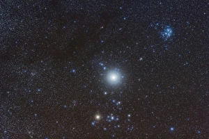 Taurus Constellation Impressions: Jupiter in the constellation Taurus with deep sky objects
