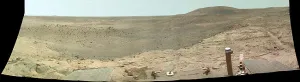 Martian Landscape Photography Impressions: Panoramic view of Mars