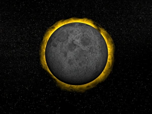 Éclipse totale du Soleil.