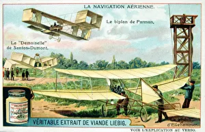 Biplane Aircraft Impressions: Aerial Navigation, c1910