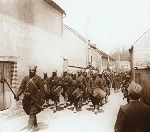 First World War Black And White Images Impressions: African troops, c1914-c1918