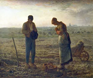 LAngelus, 1857-1859. Artiste : Jean Francois Millet.