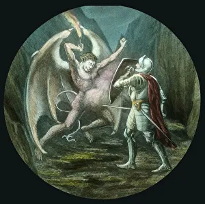 Lantern Slide History Impressions: The attack, c1910. Creator: Unknown