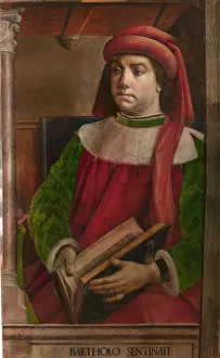 Impressions de Bartolus de Saxoferrato. Trouvé dans la Collection de Galleria nazionale delle Marche, Urbino Pays-Bas Impressions: Bartolus de Saxoferrato