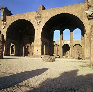 Italian Archaeological Site Impressions: Basilca of the Emperor Maxentius