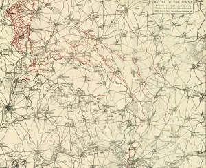 Bataille de la Somme, Première Guerre mondiale, 1916, (c1920). Créateur : Inconnu.