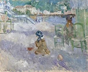 Impressionist Artists From France Impressions: Beach in Nice