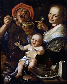 Mannerism Oil Paintings Impressions: The Bean Eater
