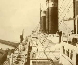 Ward Lock And Co Publications Impressions: Boat Deck of the Leviathan. c1930. Creator: Unknown