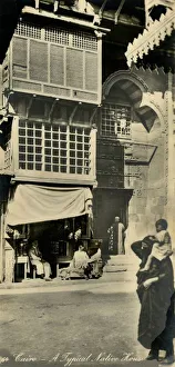 Cairo Architecture Impressions: Cairo - A Typical Native House, c1918-c1939. Creator: Unknown