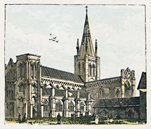 Chichester Cathedral Impressions: Chichester, c1910