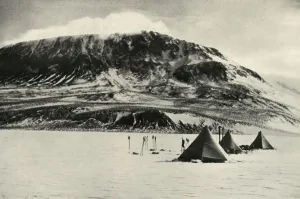 Terra Nova Expedition Images Impressions: The Cloudmaker Mountain, c1912, (1913). Artist: Henry Bowers