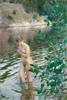 Oil On Canvas Impressionism Impressions: The cold stream