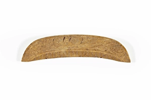 Chinese Decorative Arts Impressions: Comb, date unknown. Creator: Unknown