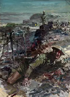 British Soldiers WW2 Impressions: Commando attack, between 1939 and 1946. Creators: Unknown, Central Office of Information