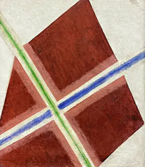 Russian Avant Garde Artists Impressions: Composition. Diffusion of color (Diffusion of Light)