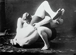 Black And White Boxing Photos Impressions: Constant Le Marin, between c1910 and c1915. Creator: Bain News Service