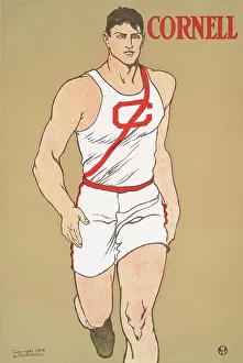 Early 20th Century Sportswear Impressions: Cornell, c1908. Creator: Edward Penfield