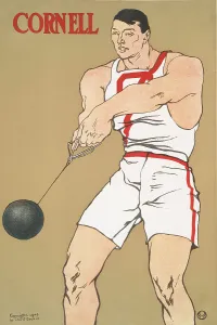 Early 20th Century Sportswear Impressions: Cornell, c1908. Creator: Edward Penfield