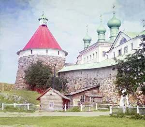 Trinity Cathedral Russia Impressions: Corner tower of the Trinity Cathedral in the Solovetsky Monastery