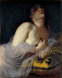 Arnold Bocklin Paintings Impressions: The Death of Cleopatra (first version). Artist: Bocklin, Arnold (1827-1901)
