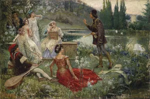 Oil On Canvas Art Impressions: The Decameron
