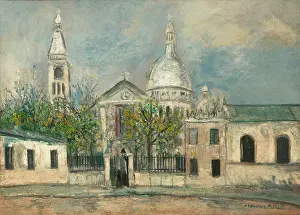 Église Saint-Pierre, 1912-1914. Créateur : Maurice Utrillo