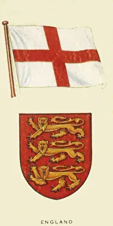 England National Flag Impressions: England, c1935. Creator: Unknown