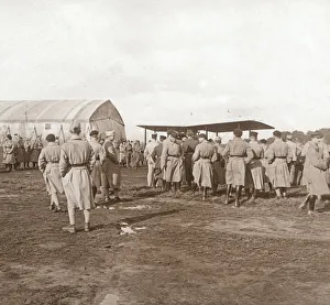 Vintage Fighter Plane Impressions: Fighter plane taking off, c1914-c1918