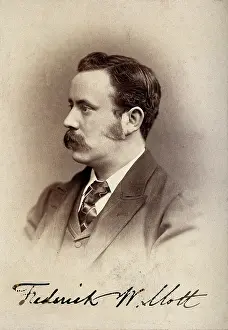 Black And White Portraits UK Impressions: Frederick Walker Mott. Creator: Unknown
