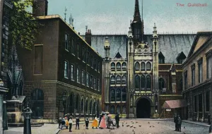London City Centre Images Impressions: The Guildhall, c1910