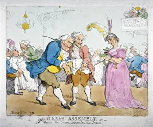 Georgian Era Fashion Impressions: Hackney Assembly. The Graces, the Graces, Remember the Graces, 1812