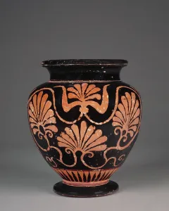 6th Century BC Artifacts Impressions: Handleless Stamnos in Attic Six Technique, late 6th century BC. Creator: Unknown